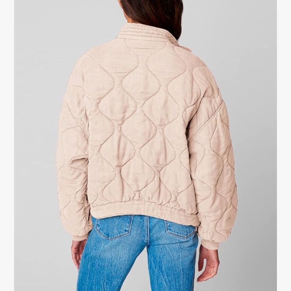 Tencel quilt coat size L blank nyc - Picture 2 of 7